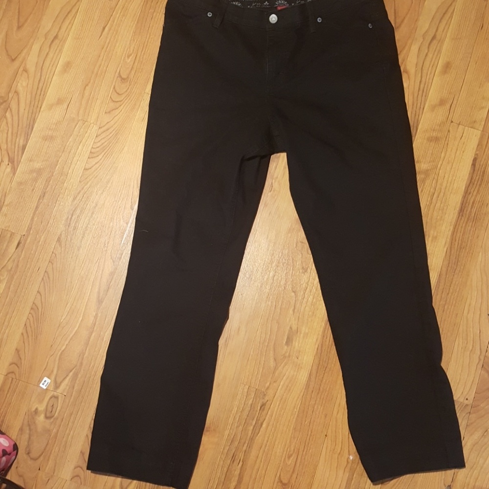 Black Denim Jeans Size 16 Regular